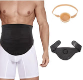 FSUHHIAD ostomy belt front view shows secure fit for daily activities.