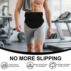 FSUHHIAD Ostomy Belt hidden zipper for discreet bag emptying.