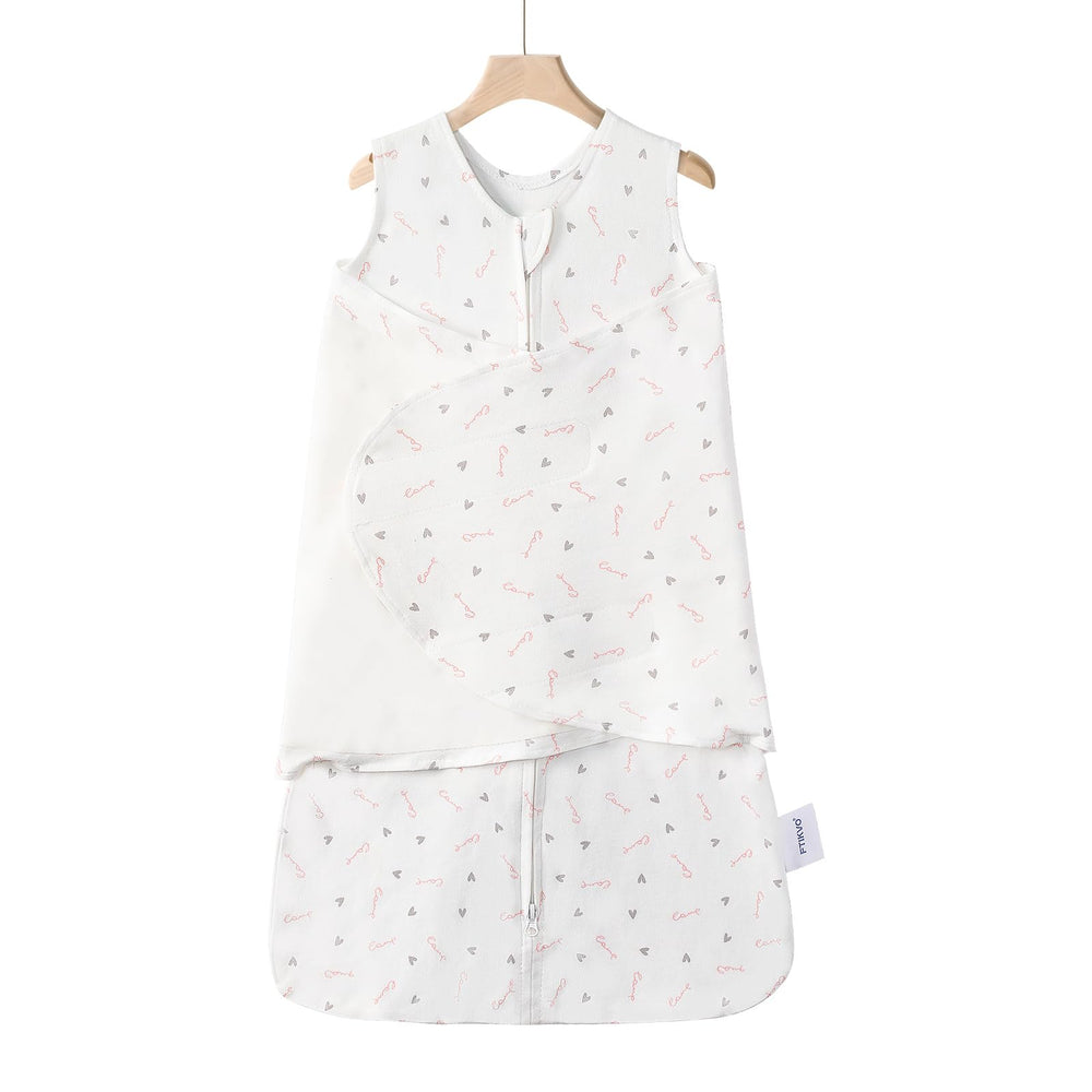 Ftikvo swaddle blanket love-small fit secures newborn sleep.