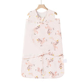Ftikvo Happy Unicorn swaddle in 3-6 month size provides secure, womb-like sleep.