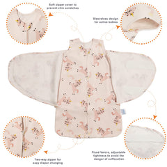Ftikvo hip-health design supports natural leg movement for infants.