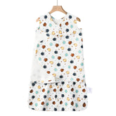 Ftikvo Owl swaddle blanket close-up in soft cotton for gentle baby comfort.