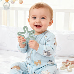 Fu Store baby teether designed for on-the-go gripping in stroller