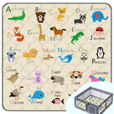 FUGWU Baby Play Mat with soft surface for cozy floor playtime.