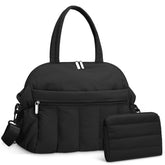 FullWoyi diaper tote large capacity keeps baby essentials organized on the go.