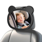Fulushouxi baby car mirror backseat view offering wide visibility for attentive driving.