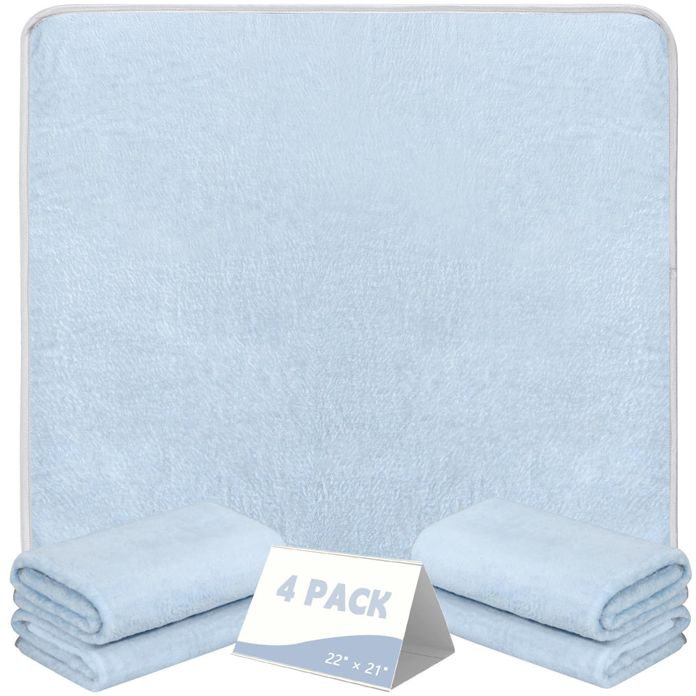 FUMMI reusable pads four-pack for versatile bed protection and care.