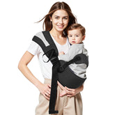 FUNITO Toddler Carrier Sling front view showing ergonomic fit for comfortable front carries.