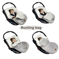funlife car seat cover and bunting bag use together for versatile seasons