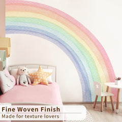 Funlife rainbow wall mural panel 4 delivers long-lasting pastel brightness.
