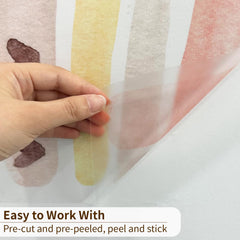 funlife sunrise decal collection 02 brings soft morning light to white walls.