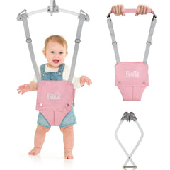 FUNLIO 2in1 baby door jumper with door clamp for secure doorway play.