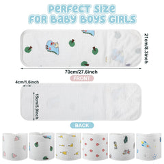 Funnysoft snuggle strap adjustable loop demonstrates easy resizing for growing babies.