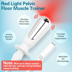 Funnyway Pelvic Toner Red-light-therapy visual indicating soothing session for tension relief