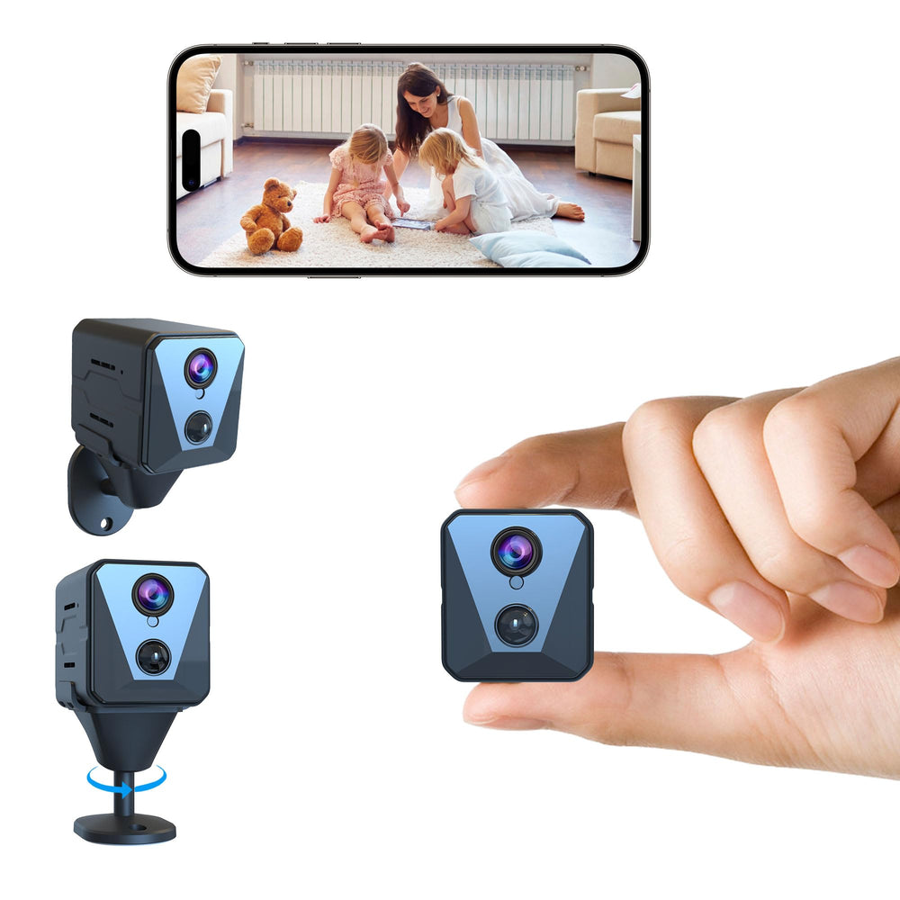 Funstorm 4K security camera front view with ultra-wide 110° angle for broad surveillance.