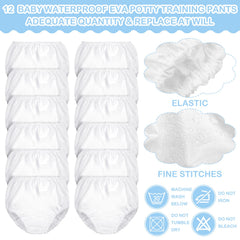 Funtery leak-proof diaper cover helps keep clothes dry.