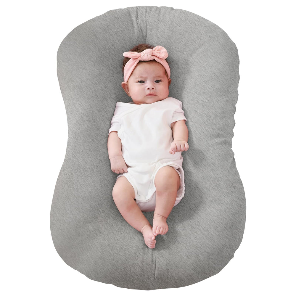FUNUPUP bamboo lounger cover offers ideal fit for Snuggle Me Lounger with breathable fabric.