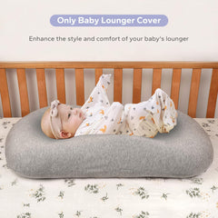 FUNUPUP bamboo lounger cover features soft-touch material for newborn comfort and skin-friendly use.