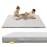Funyoo 79x71 padded baby play mat in full view for spacious tummy time