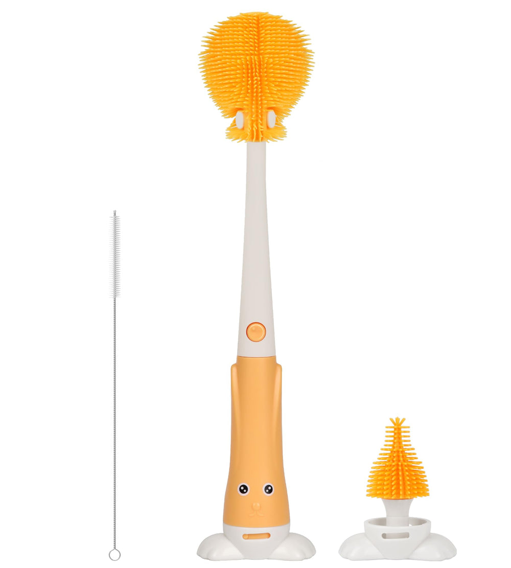 FURNIPLAS 3in1 bottle cleaner kit with all-in-one set for efficient bottle scrubbing.
