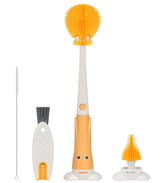 FURNIPLAS 7-in-1 bottle cleaner kit shown with multiple brushes for bottles and accessories.