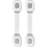 Fursafe&Q baby cabinet lock in grey with adhesive strap for childproofing cabinets