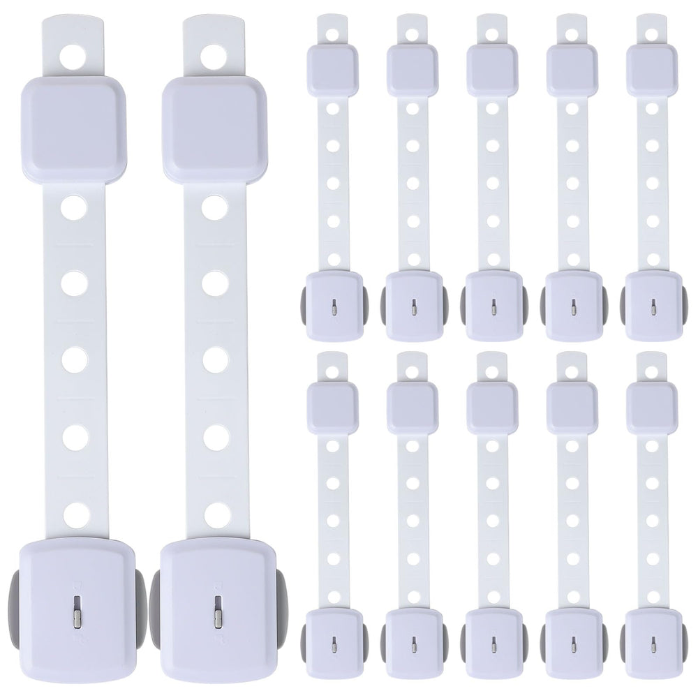 Fursafe&Q cabinet lock with adhesive strip for safe cabinets
