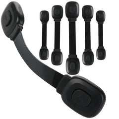 Fursafe&Q cabinet locks with adhesive straps for safe, no-drill protection.