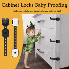 Fursafe&Q fridge and drawer locks for child access prevention