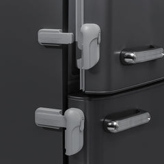 Fursafe&Q fridge lock 2-pack front view for child safety