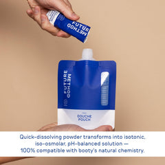 Future Method Anal Douche Kit twin-pack indicating great value for travelers.