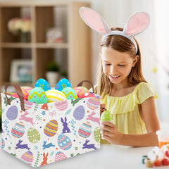 FXOCSHE baby toy storage container with moisture-resistant inner lining.