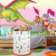 FXOCSHE Cotton linen canvas with PE coating for durable, cleanable storage