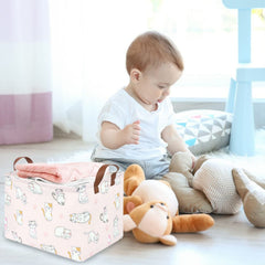 FXOCSHE folded storage basket saves space when not in use