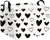 FXOCSHE heart-shaped basket open with 15L capacity for toys and clothes