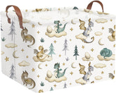 FXOCSHE rectangular dinosaur baskets for organized toy storage in kids spaces.