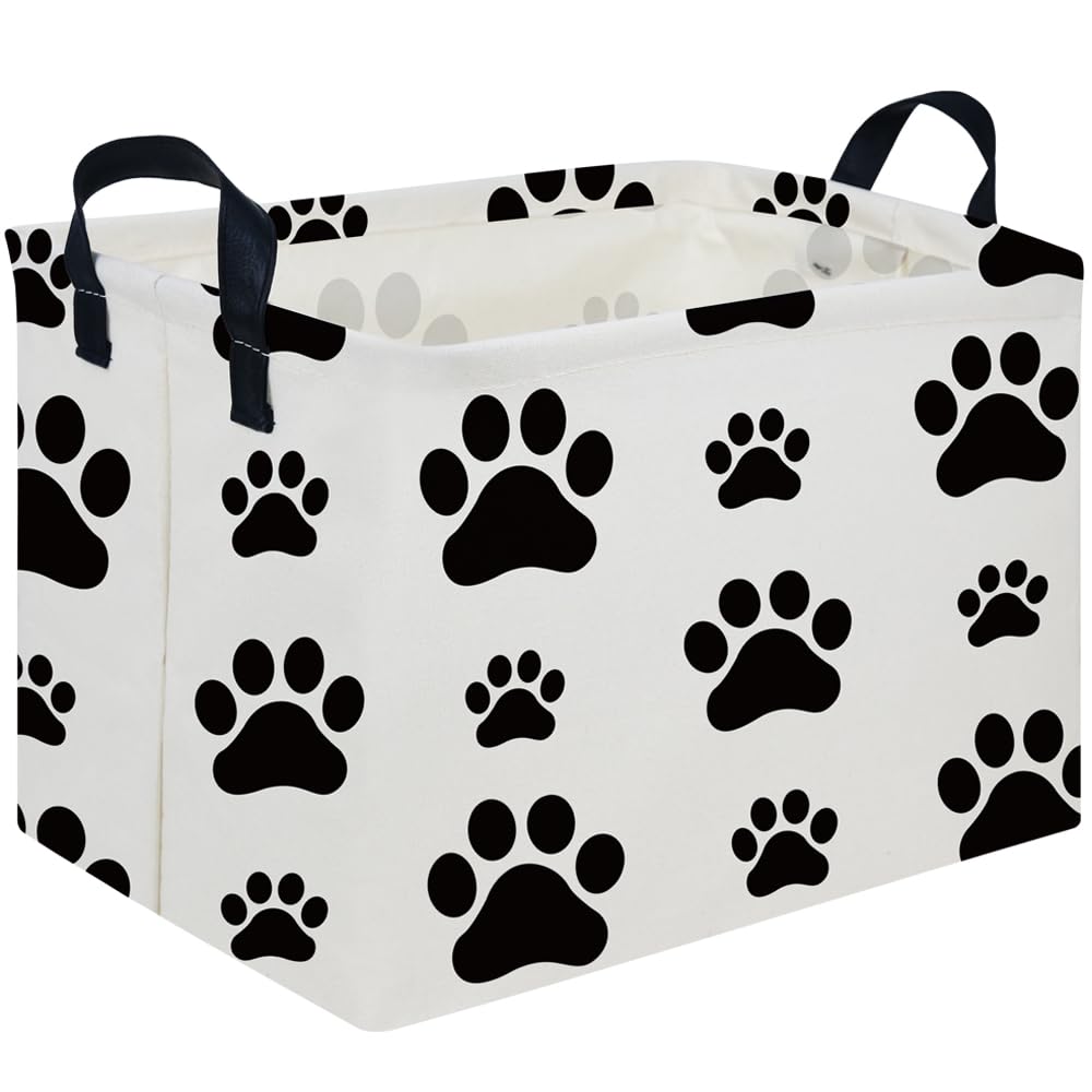 FXOCSHE rectangular dog basket provides durable toy and blanket storage