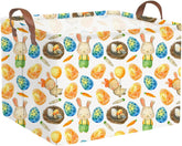 FXOCSHE rectangular Easter basket offers durable storage for toys and decor.