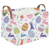 FXOCSHE rectangular Easter basket for organized toy storage and easy access.