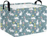 FXOCSHE rectangular Easter basket for playful storage and festive decor
