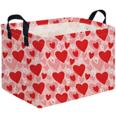 FXOCSHE rectangular pink gift basket ideal for toy storage and gifting.