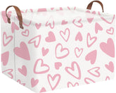 FXOCSHE valentine's pink heart basket for stylish storage and decor