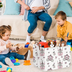 FXOCSHE waterproof canvas storage basket protects items from moisture.