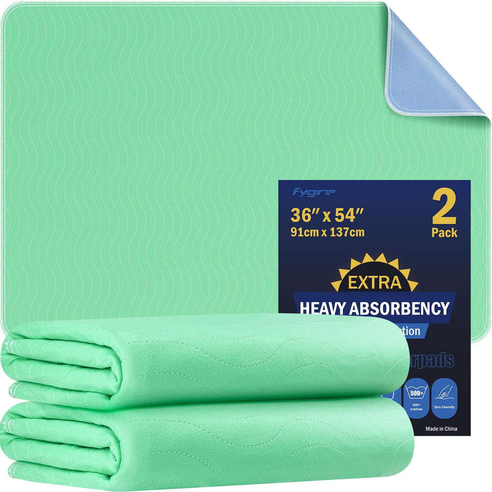 FYGRIP bed pad with waterproof quick-dry surface protecting sheets overnight