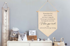 FYSIA canvas baby banner shower gift creates a thoughtful keepsake for families.