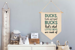 FYSIA deer wall decor canvas hangs as beige wall art for nursery