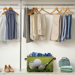 FZDXZJJ organizer on shelf keeps items neatly organized