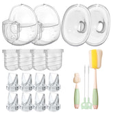 G GENLEAS two full-set milk collector cups (24mm) ideal for extended pumping sessions.