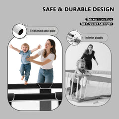 G TALECO GEAR playpen external zip closure helps prevent climbing escapes.
