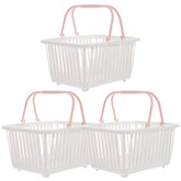 Gadpiparty small plastic basket with handles for eggs, easy transport and storage.